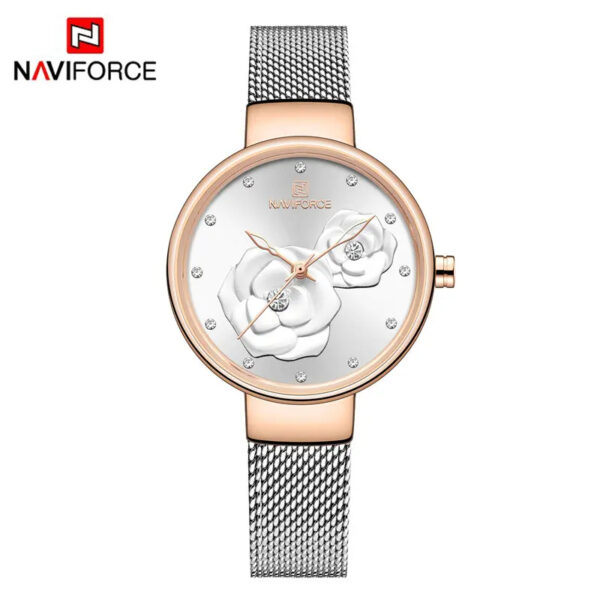 NAVIFORCE Top Design Brand Water Resistant Stainless Strap Women's Watch - Image 32