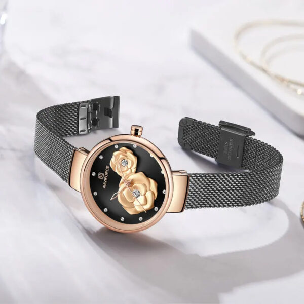 NAVIFORCE Top Design Brand Water Resistant Stainless Strap Women's Watch - Image 23