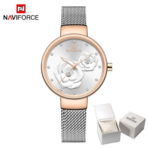 NAVIFORCE Top Design Brand Water Resistant Stainless Strap Women's Watch - Image 33
