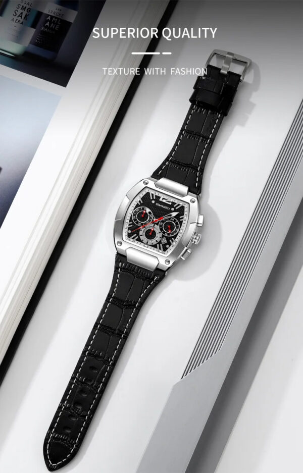 SKMEI  Barrel Dial Waterproof Quartz Watch Fashion Trend Watch - Image 13