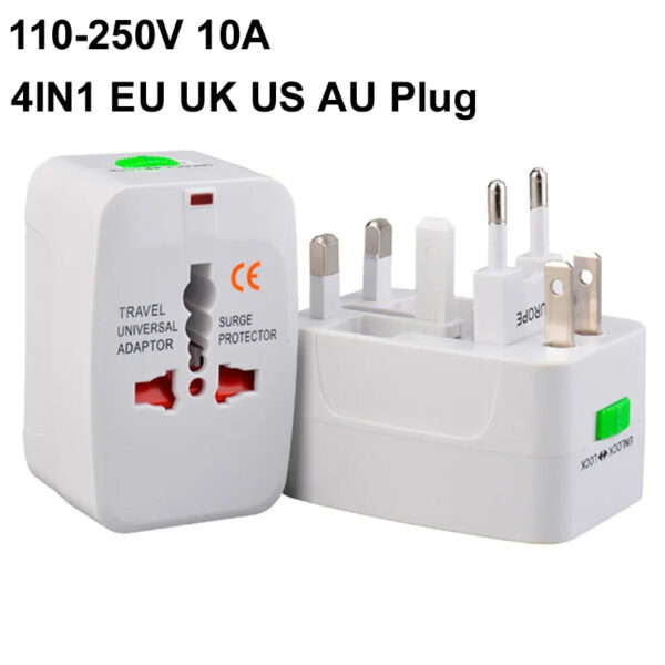 Universal 110-250v 10A Electric AC Power Charger Socket International World Travel Adapter - Image 9