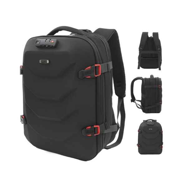 Luxury Premium Waterproof Leather Membrane Material Casual Sports Outdoor Work Travel Laptop Backpack - Image 16