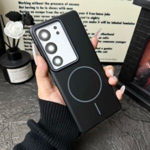 Luxury Ultra thin For Magsafe Magnetic Phone Case For Samsung Galaxy Note 20 Ultra - Black