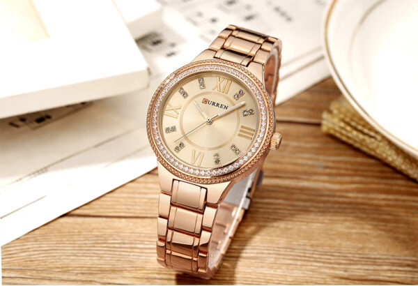 Luxury Premium CURREN New Fashion Top Brand  Stainless Steel Bracelet Classic Business Wristwatch - Image 9