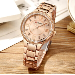 Luxury Premium CURREN New Fashion Top Brand  Stainless Steel Bracelet Classic Business Wristwatch