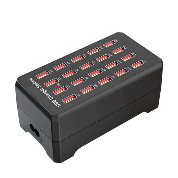 100W Multi Port Universal Smart Desktop Fast Charging Station Power Adapter - Image 25