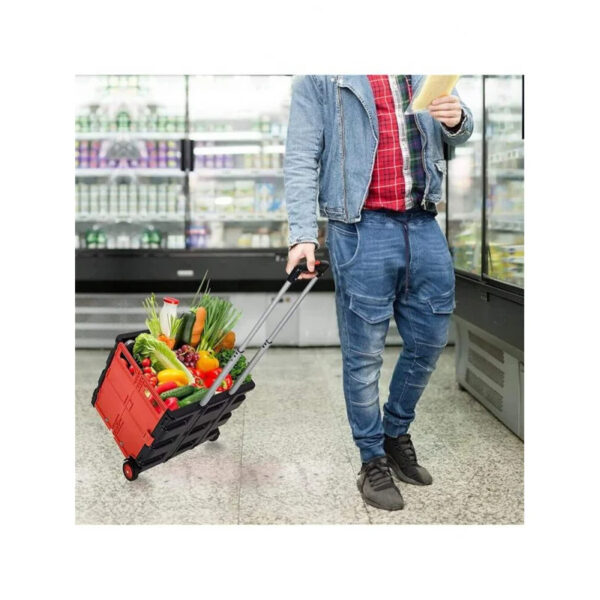 Luxury Premium Portable foldable shopping trolley  with wheels - Image 25