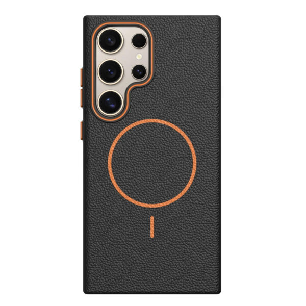 Luxury Premium Business Style Litchi Texture Magnetic Wireless Charging Phone Cover Case for Samsung Galaxy S Series - Image 18