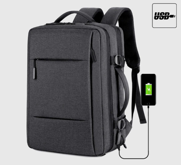 Luxury Premium with USB Charging Port Travel Fashion Bag Laptop Backpack Bag - Image 12