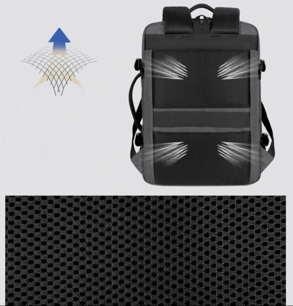 Luxury Premium with USB Charging Port Travel Fashion Bag Laptop Backpack Bag - Image 9