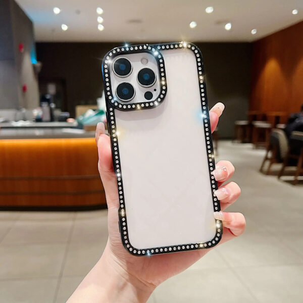 Luxury Glitter Diamond Rhinestones Bling Case For iPhone Case Covers For iPhone Series - Image 3