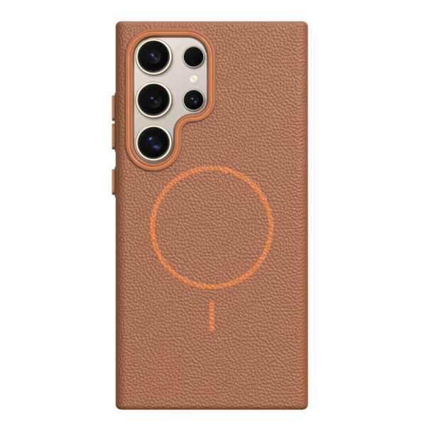 Luxury Premium Business Style Litchi Texture Magnetic Wireless Charging Phone Cover Case for Samsung Galaxy S Series - Image 19