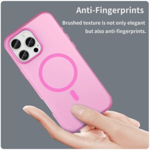 Luxury Premium Matte Candy Magnetic Wireless Charging Transparent Case Covers For iPhone Series