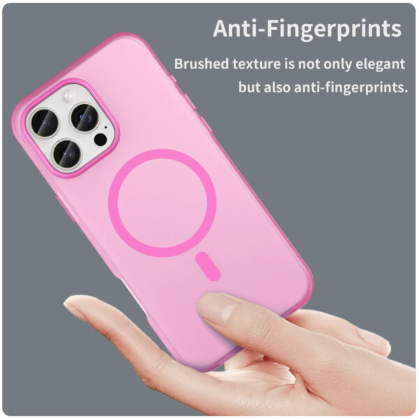 Luxury Premium Matte Candy Magnetic Wireless Charging Transparent Case Covers For iPhone Series - Image 15