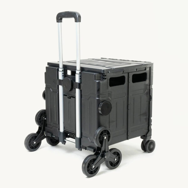 Luxury Premium Portable foldable shopping trolley  with wheels - Image 3