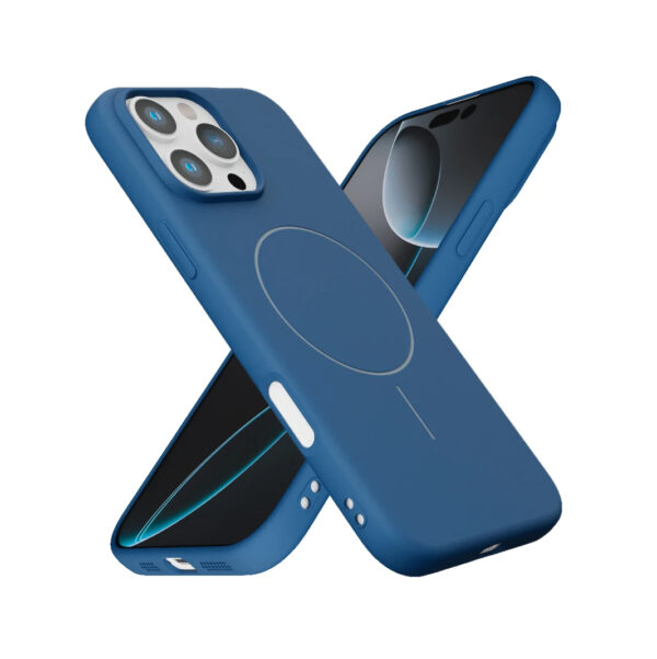 Luxury Premium Soft Silicone Matte Magsafe Case Cover For iPhone Series - Image 10