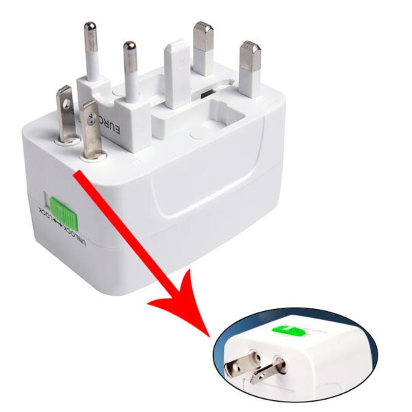 Universal 110-250v 10A Electric AC Power Charger Socket International World Travel Adapter - Image 4