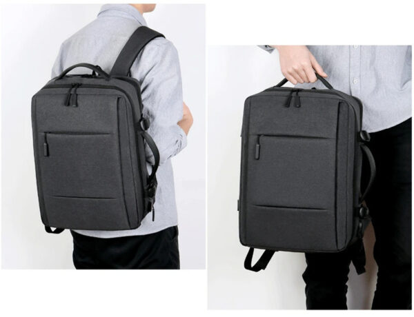 Luxury Premium with USB Charging Port Travel Fashion Bag Laptop Backpack Bag - Image 5