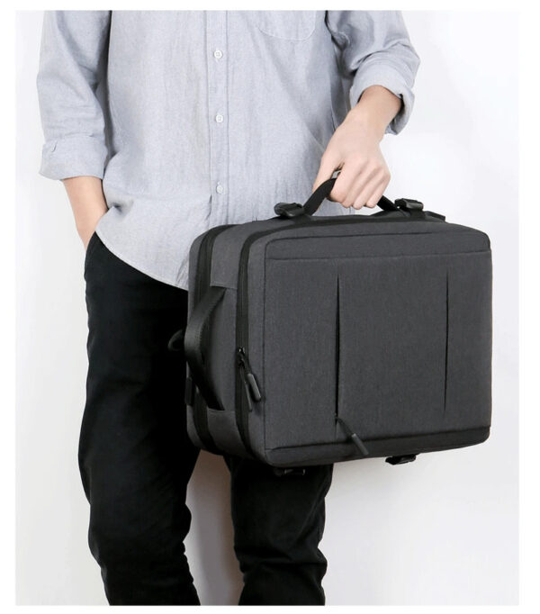 Luxury Premium with USB Charging Port Travel Fashion Bag Laptop Backpack Bag - Image 4