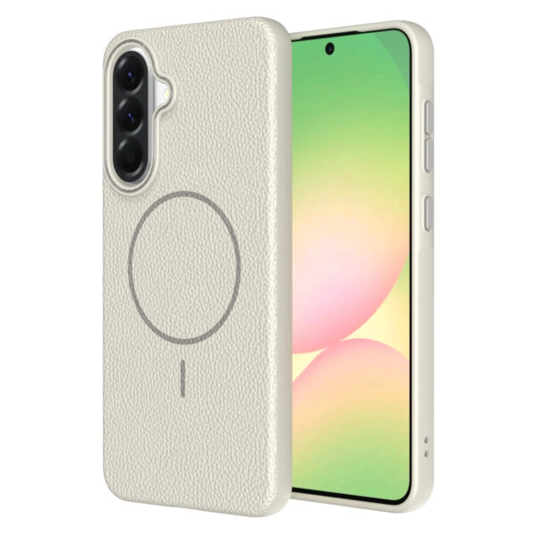Luxury Premium Business Style Litchi Texture Magnetic Wireless Charging Phone Cover Case for Samsung Galaxy A Series - Image 5