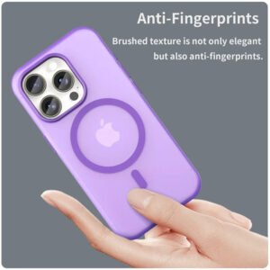 Luxury Premium Matte Candy Magnetic Wireless Charging Transparent Case Covers For iPhone Series