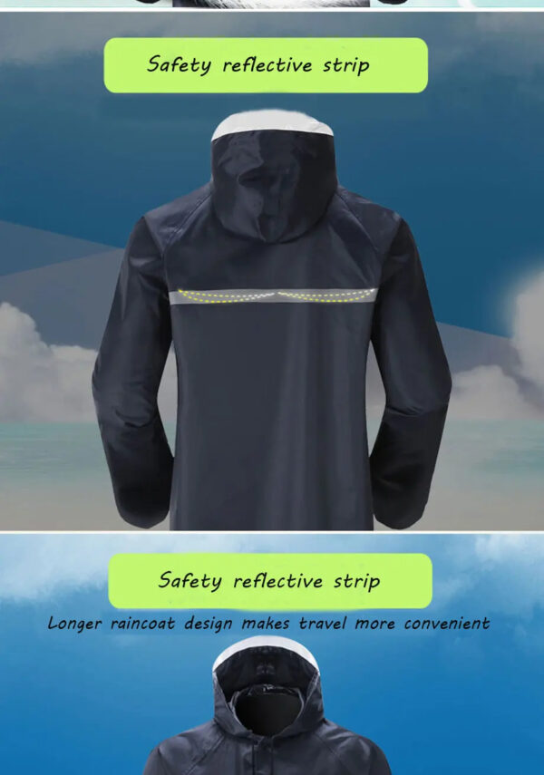 Luxury Premium Thickened Polyester Universal Body Protection Cover Raincoat - Image 24