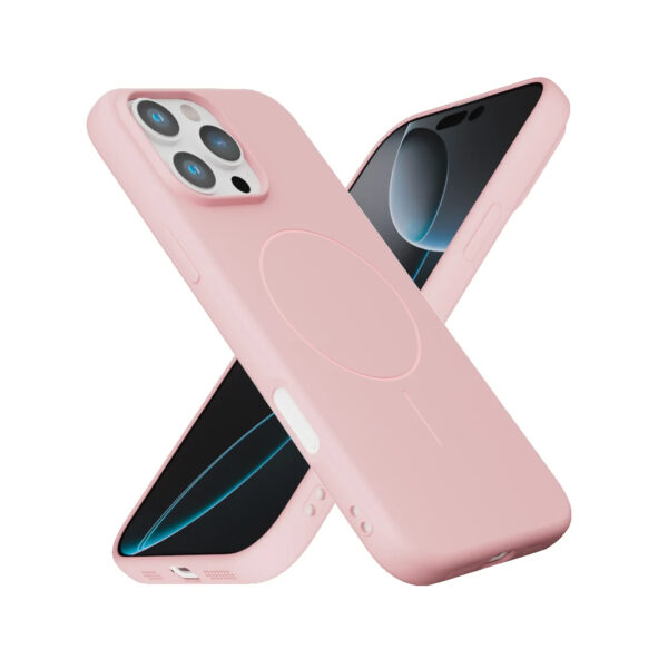 Luxury Premium Soft Silicone Matte Magsafe Case Cover For iPhone Series - Image 11