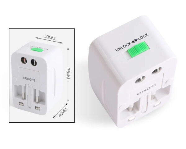 Universal 110-250v 10A Electric AC Power Charger Socket International World Travel Adapter - Image 5