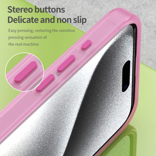 Luxury Premium Matte Candy Magnetic Wireless Charging Transparent Case Covers For iPhone Series - Image 17