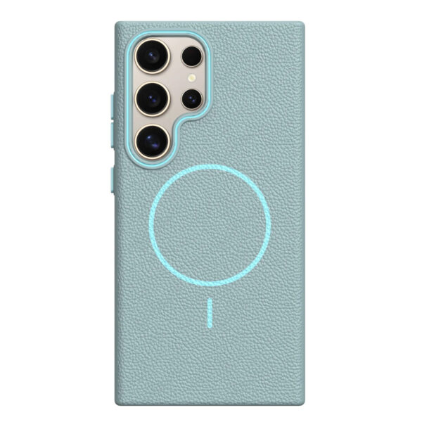Luxury Premium Business Style Litchi Texture Magnetic Wireless Charging Phone Cover Case for Samsung Galaxy S Series - Image 21