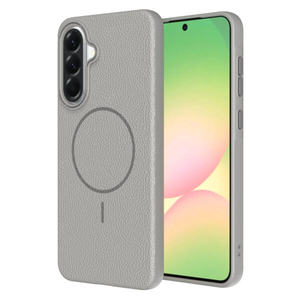 Luxury Premium Business Style Litchi Texture Magnetic Wireless Charging Phone Cover Case for Samsung Galaxy A Series - Image 6