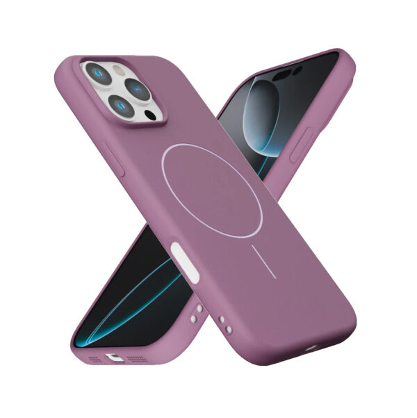Luxury Premium Soft Silicone Matte Magsafe Case Cover For iPhone Series - Image 12