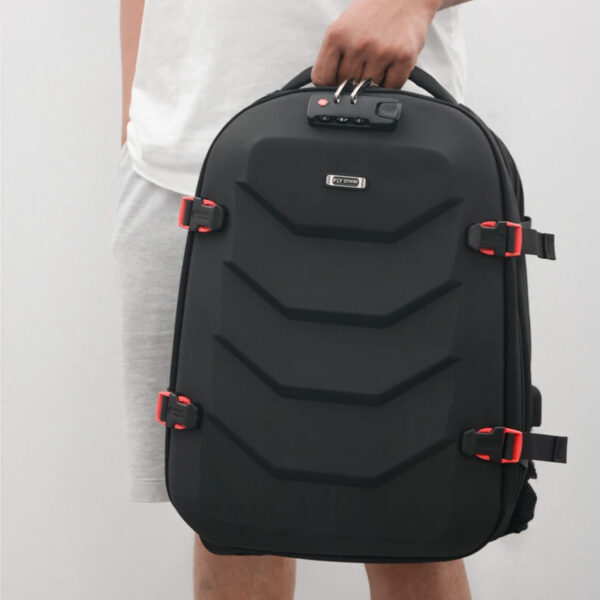 Luxury Premium Waterproof Leather Membrane Material Casual Sports Outdoor Work Travel Laptop Backpack
