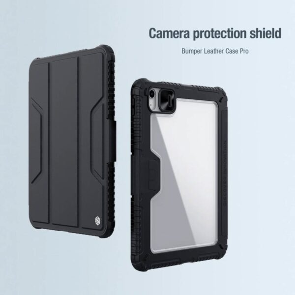 Nillkin Bumper Pro Leather Slide Camera Protection Shield Smart Flip Caser Cover For iPad Series - Image 16
