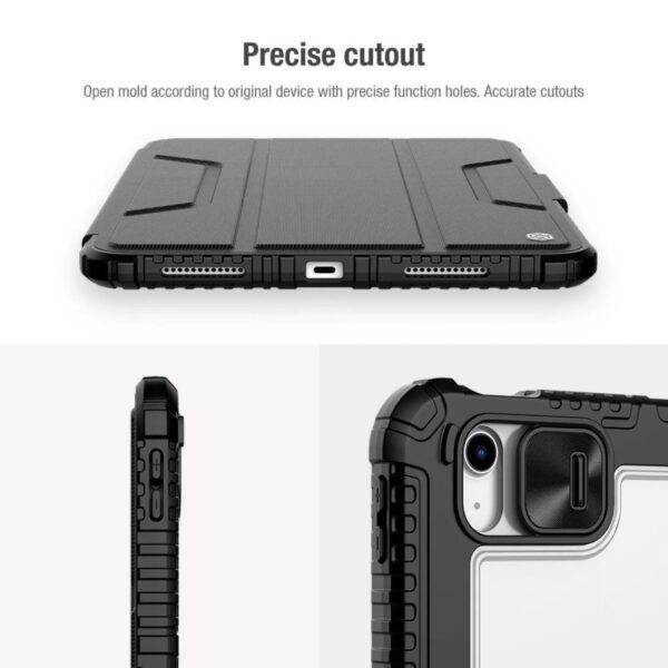 Nillkin Bumper Pro Leather Slide Camera Protection Shield Smart Flip Caser Cover For iPad Series - Image 13