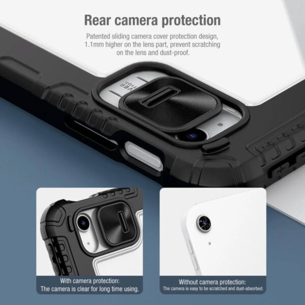 Nillkin Bumper Pro Leather Slide Camera Protection Shield Smart Flip Caser Cover For iPad Series - Image 11