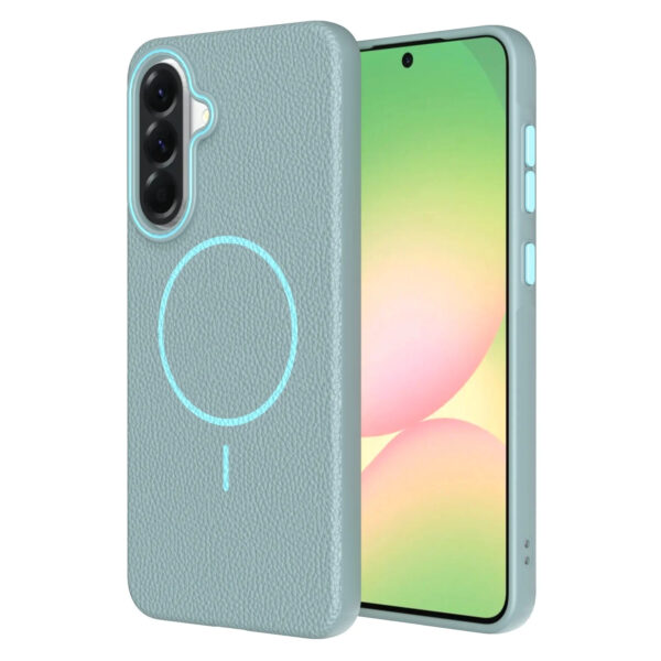 Luxury Premium Business Style Litchi Texture Magnetic Wireless Charging Phone Cover Case for Samsung Galaxy A Series - Image 7