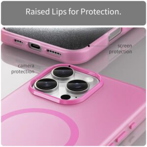 Luxury Premium Matte Candy Magnetic Wireless Charging Transparent Case Covers For iPhone Series