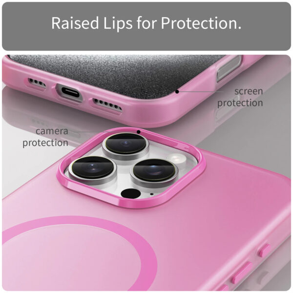 Luxury Premium Matte Candy Magnetic Wireless Charging Transparent Case Covers For iPhone Series - Image 18