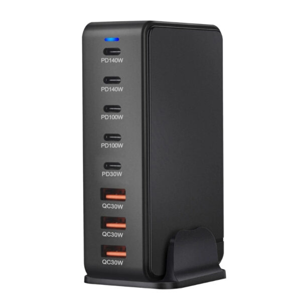 600W GaN USB C Charger 8 port Desktop Charging Station PD3.0 USB Type C Fast Charger - Image 22