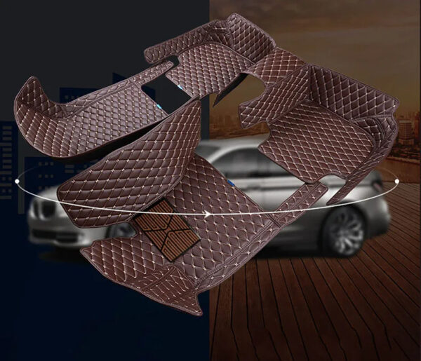 Luxury Premium Leather 7D Car Mats Waterproof Durable Easy Clean Non Skid Customized Car Floor Mat - Image 9