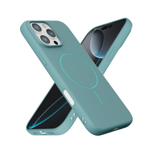 Luxury Premium Soft Silicone Matte Magsafe Case Cover For iPhone Series - Image 13
