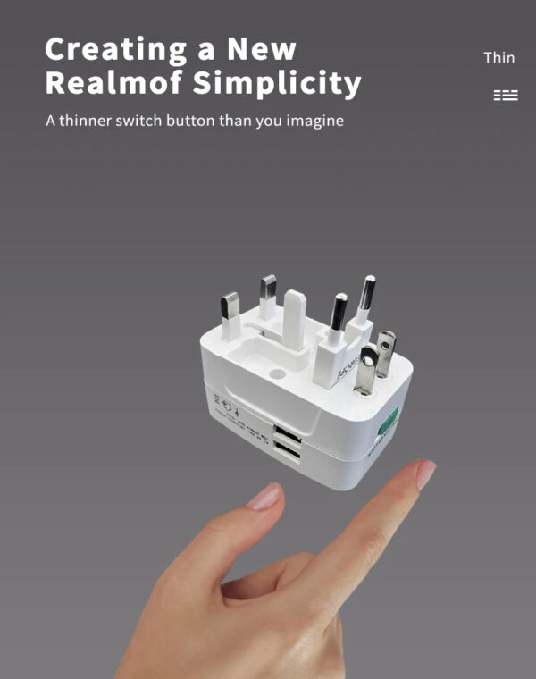 Universal 110-250v 10A Electric AC Power Charger Socket International World Travel Adapter - Image 22