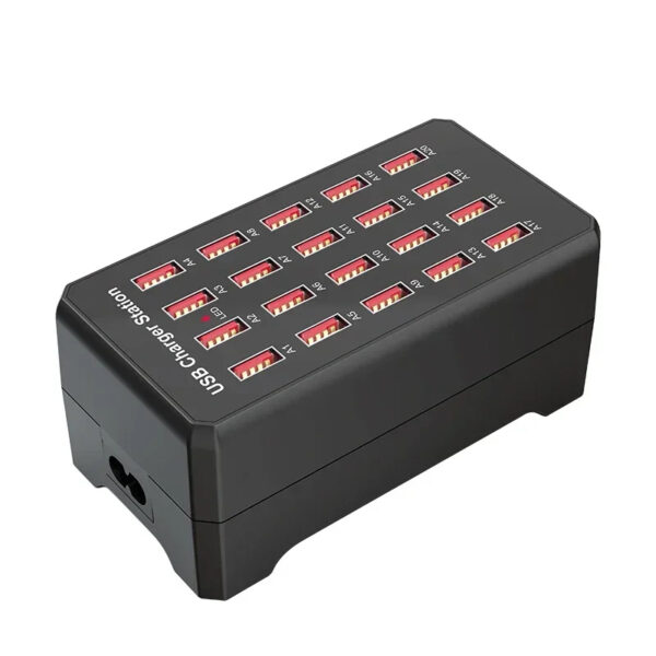 100W Multi Port Universal Smart Desktop Fast Charging Station Power Adapter - Image 12
