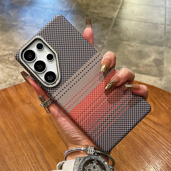 Luxury Premium Slim Carbon Fibre Stripe Wireless Charging Magnetic For Magsafe Case For Samsung Galaxy S Series - Image 16