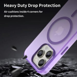Luxury Premium Matte Candy Magnetic Wireless Charging Transparent Case Covers For iPhone Series