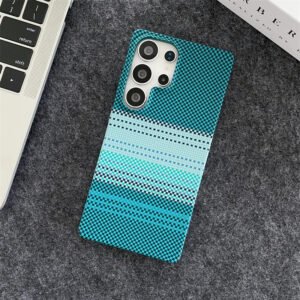 Luxury Premium Slim Carbon Fibre Stripe Wireless Charging Magnetic For Magsafe Case For Samsung Galaxy S Series
