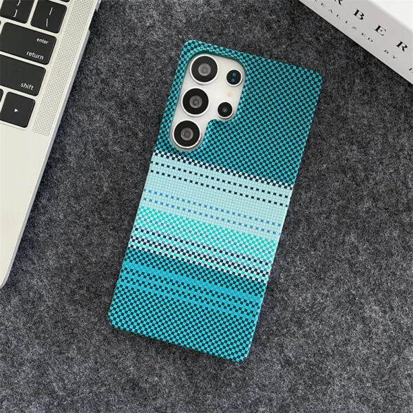 Luxury Premium Slim Carbon Fibre Stripe Wireless Charging Magnetic For Magsafe Case For Samsung Galaxy S Series - Image 12