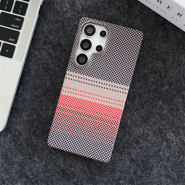 Luxury Premium Slim Carbon Fibre Stripe Wireless Charging Magnetic For Magsafe Case For Samsung Galaxy S Series - Image 13