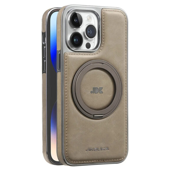 Luxury Premium Kickstand Magnetic Leather Phone Case For iPhone Series - Image 31